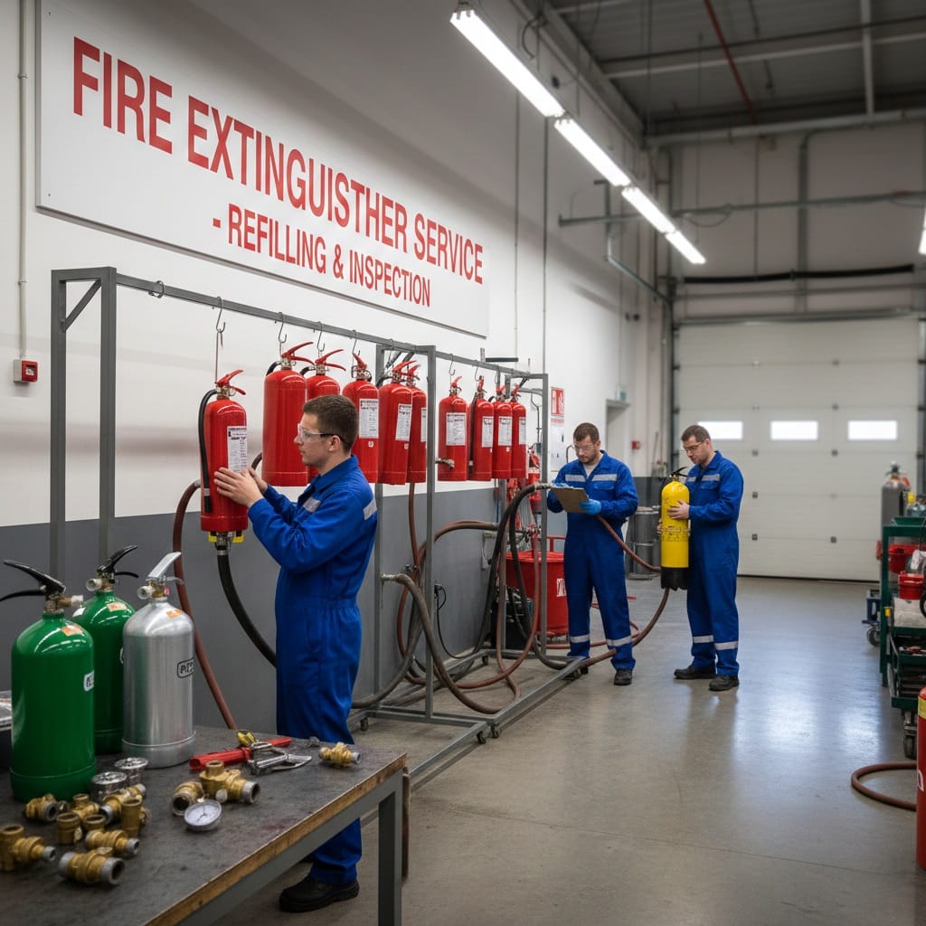 Refilling & Inspection of Fire Extinguishers